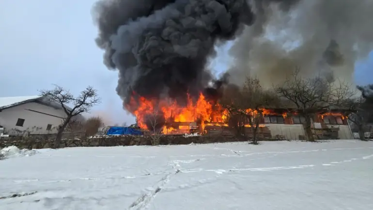 Brand Landwirtschaftliches Objekt