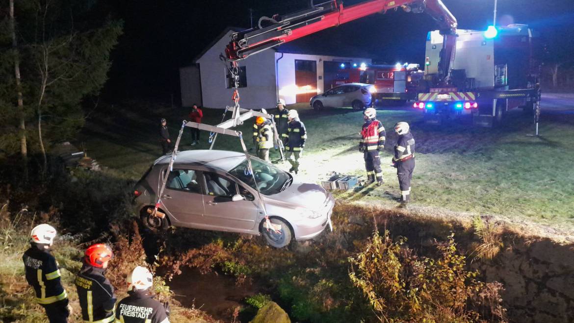 Technischer Einsatz Fahrzeugbergung