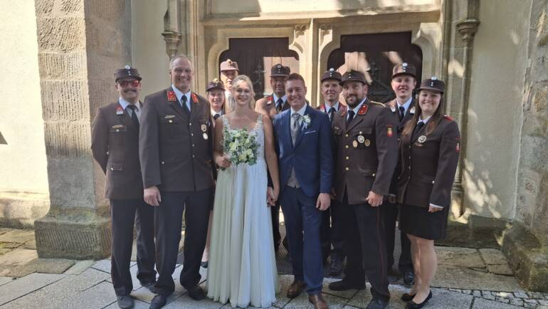 Hochzeit von unserer Kammeradin Lisa